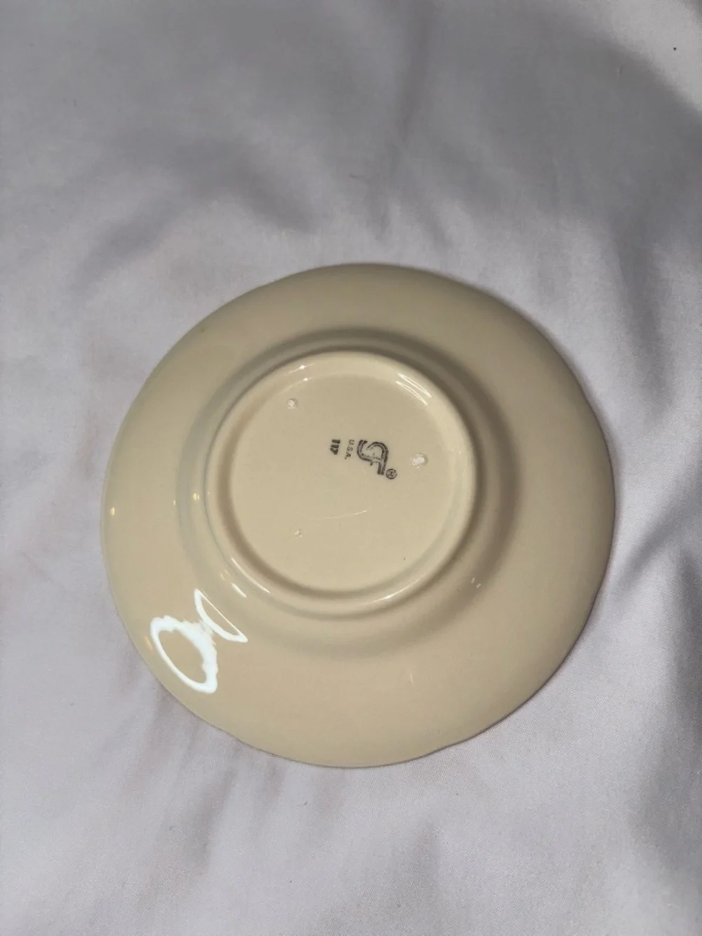 Franciscan Apple Set of 3 Saucer Plates 6.5” Vintage USA Hand Painted